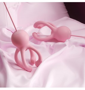 MizzZee - Tiny Octopus Breast Stimulator (USB Power Supply - Pink)